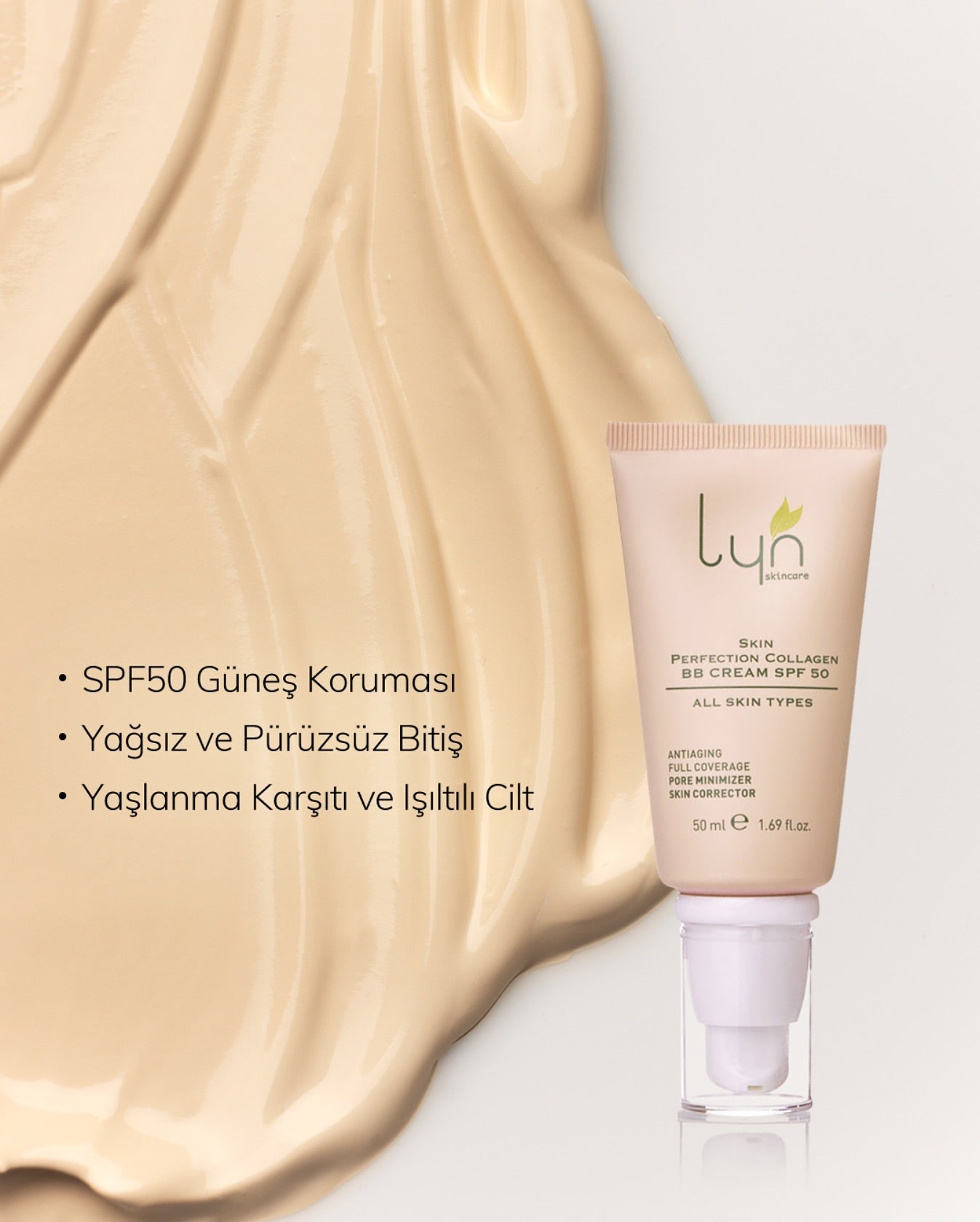 Cilt Mükemmelleştiren Kolajen BB Krem SPF50