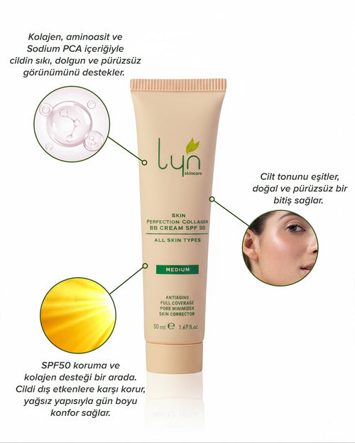Cilt Mükemmelleştiren Kolajen BB Krem SPF50