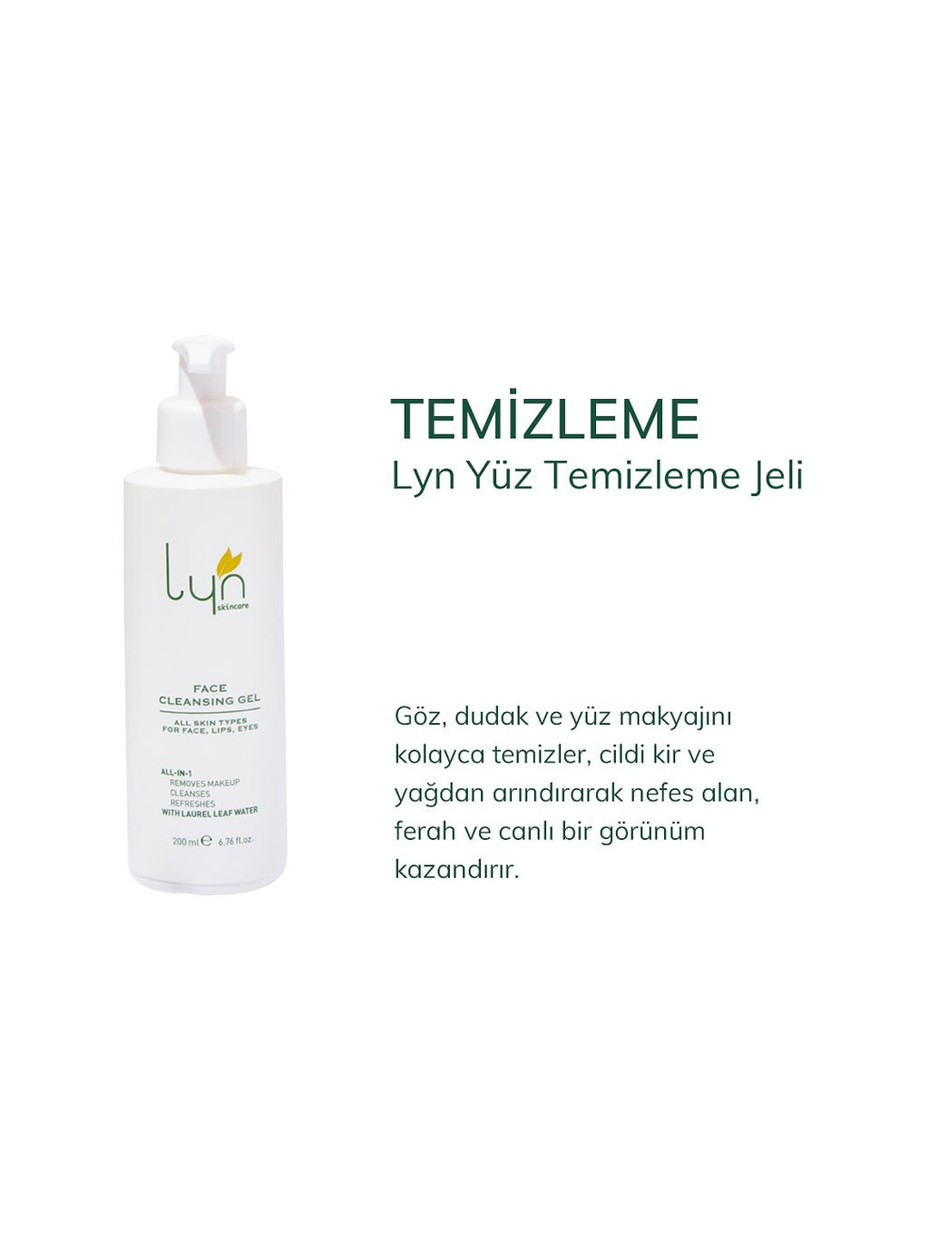 Yüz Temizleme Jeli