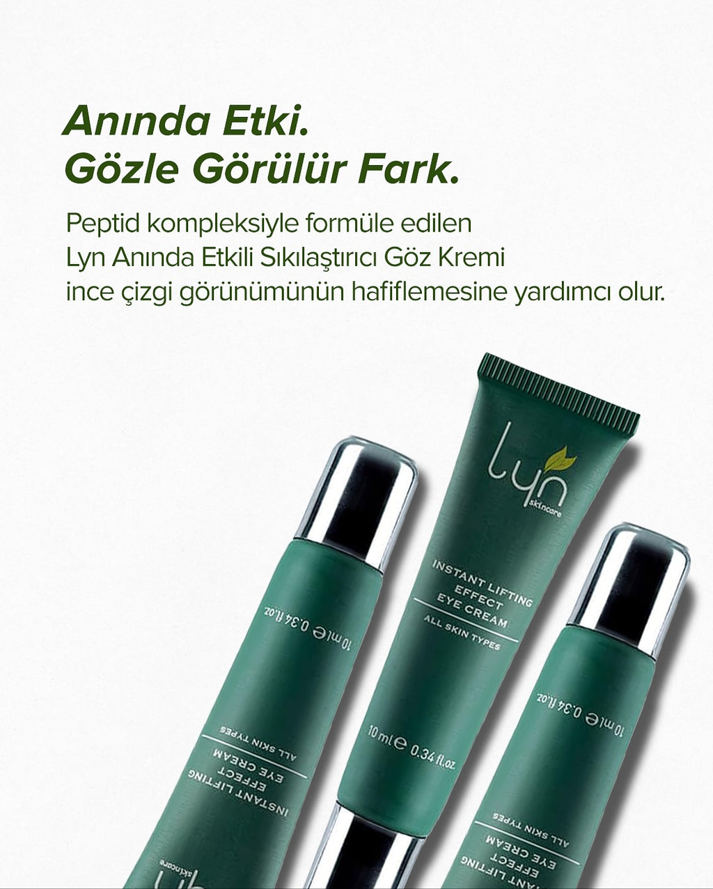 Anında Etkili Sıkılaştırıcı Göz Kremi