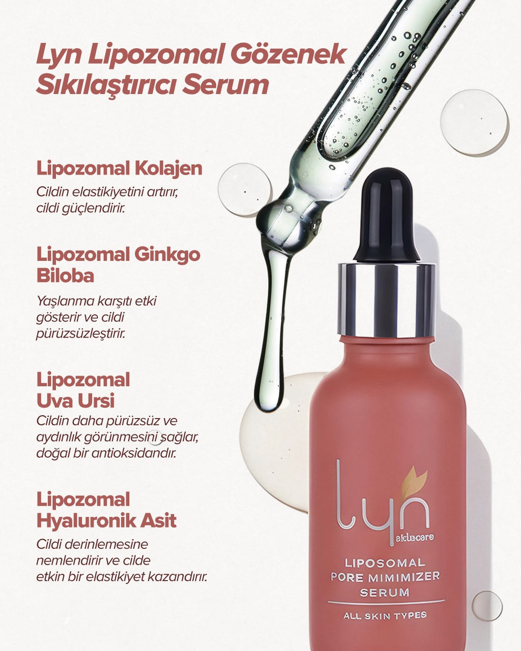 Lipozomal Gözenek Sıkılaştırıcı Serum