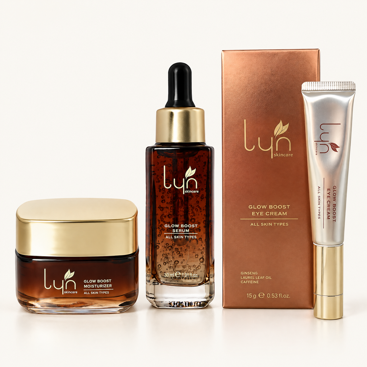Lyn Isilti Destekleyici Set - nemlendirici, serum, goz kremi ve tup