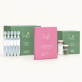 Lyn Sikilastirici ve Canlandirici Set - serum, maske ve goz maskesi kutulari